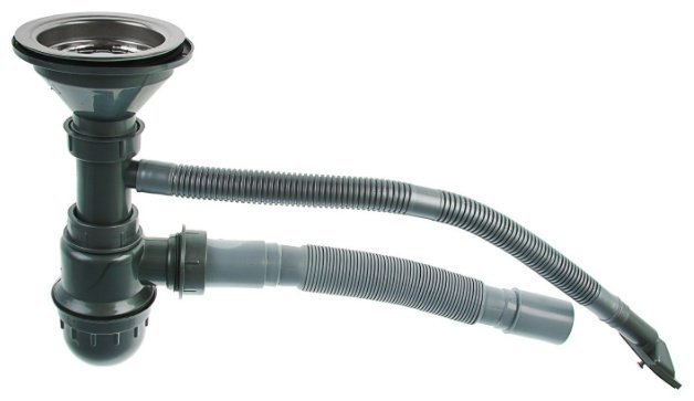 Кухонная мойка Accoona AB4266 &#43; А4005G врезная 66х42х16.5 см, нержавеющая сталь, тон серебристый купить,0