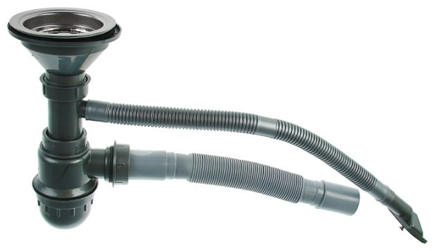 Кухонная мойка Accoona AB4266 + А4005G врезная 66х42х16.5 см, нержавеющая сталь, тон серебристый купить,NaN