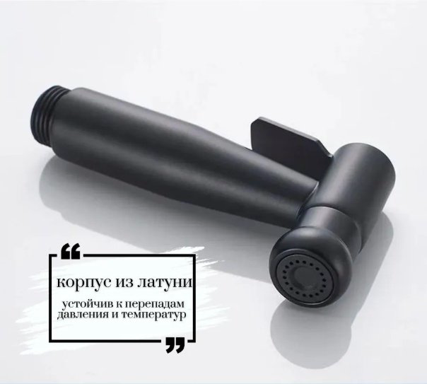 Гигиенический душ Accoona A3290F-3 черный матовый купить,NaN