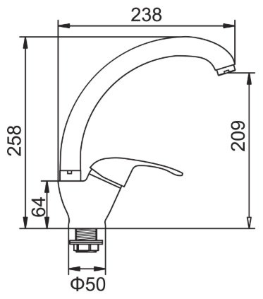 Кухонная мойка Accoona AB4858-R&#43;84043АG накладная 58х48х16.5 см, нержавеющая сталь, тон алюминиум купить,0