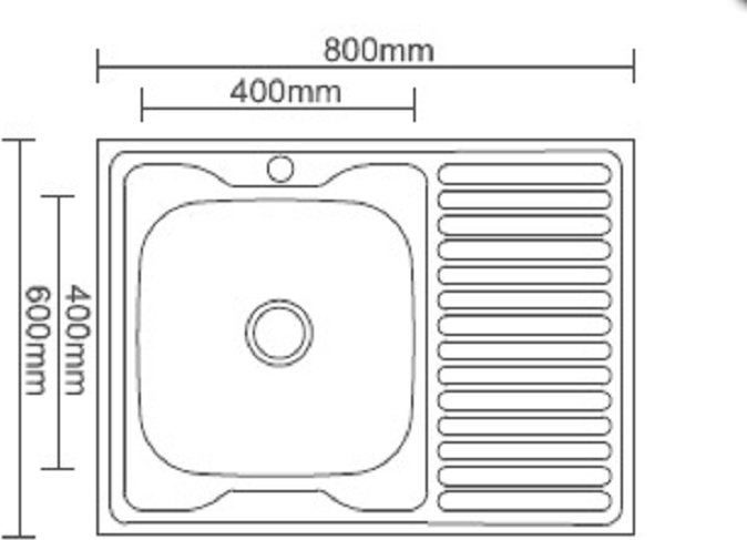 Кухонная мойка Accoona AB6080-L+4050А накладная 80х60х16.5 см, нержавеющая сталь, тон алюминиум купить,NaN