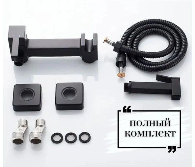 Гигиенический душ Accoona A3290F-9 черный матовый купить,NaN