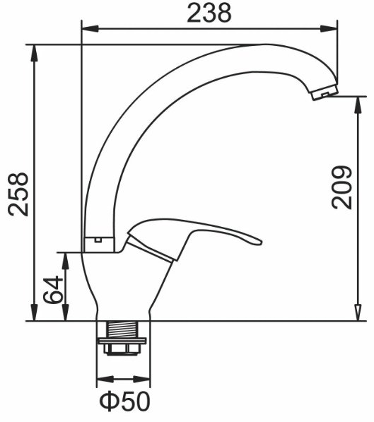 Кухонная мойка Accoona AD6060-4L накладная 60х60х16 см, нержавеющая сталь, тон алюминиум купить,NaN