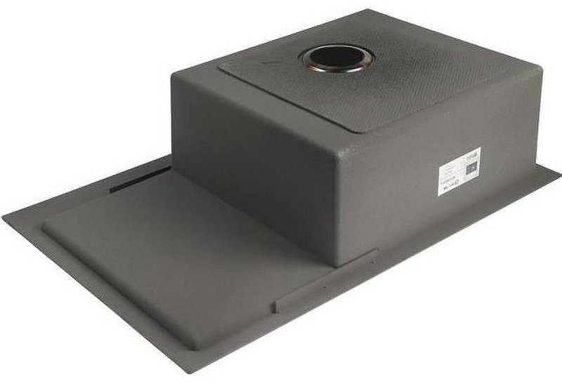 Кухонная мойка Aflorn AF97851F-L врезная 78х51х22 см, нержавеющая сталь, тон графитовый купить,0