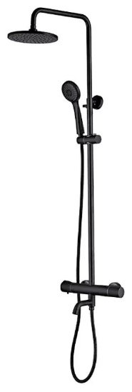 Душевая стойка Accoona A83305F черный купить,NaN