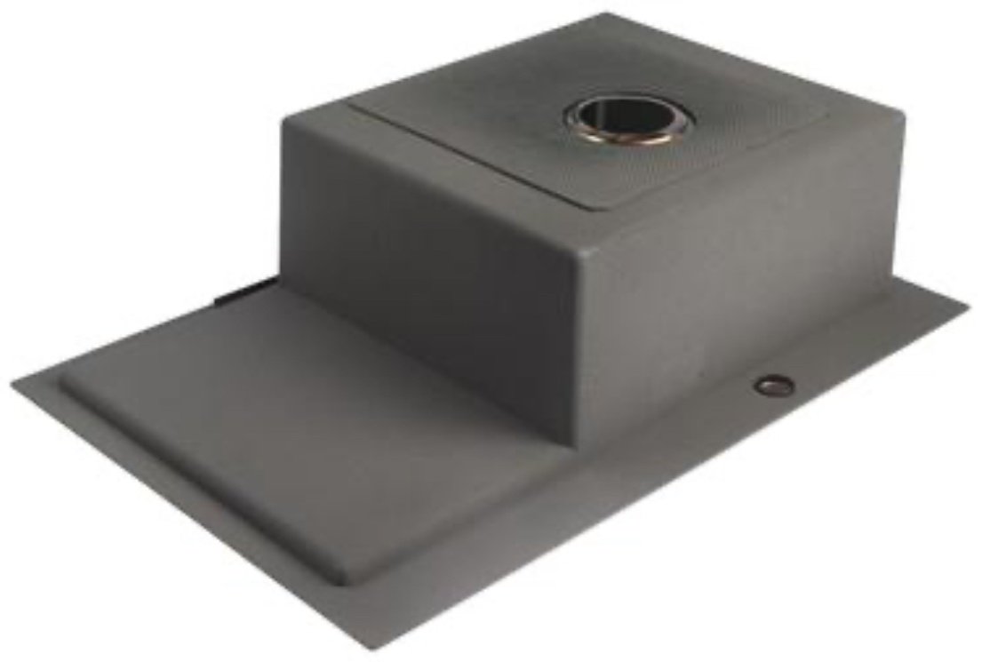 Кухонная мойка Aflorn AF97851F-R врезная 51х78х20 см, нержавеющая сталь, тон графитовый