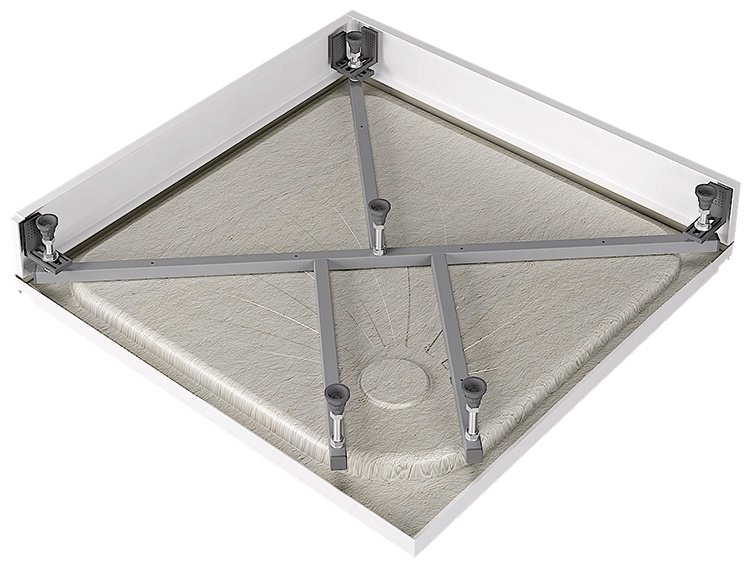 Душевой поддон Alex Baitler AB10017H-2 100x100 низкий купить,NaN