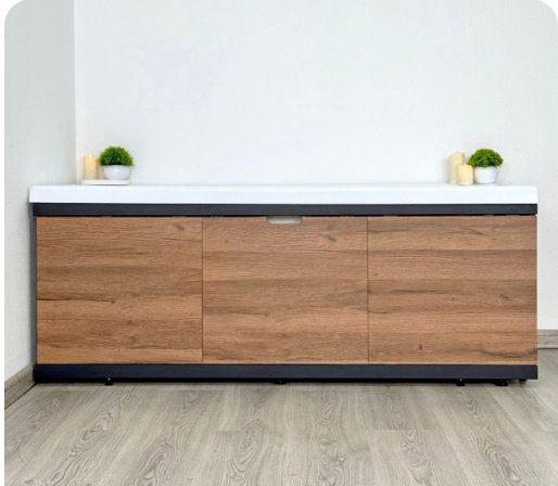 Экран под ванну Alavann Rita Black 150x62 см на ножках купить,112928