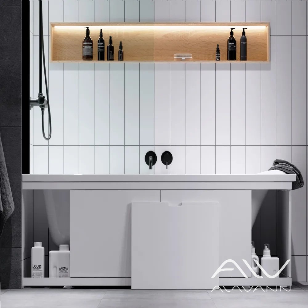 Экран под ванну Alavann Rita Plus 1,7 167x58.5 см на ножках - ForteMarket Экран под ванну Alavann Rita Plus 1,7 167x58.5 см на ножках купить,0