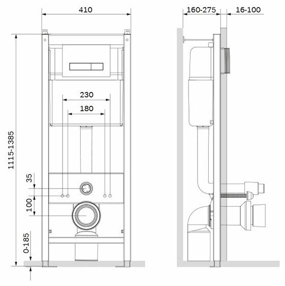AM.PM рамная инсталляция I012703.0251 Start купить,0