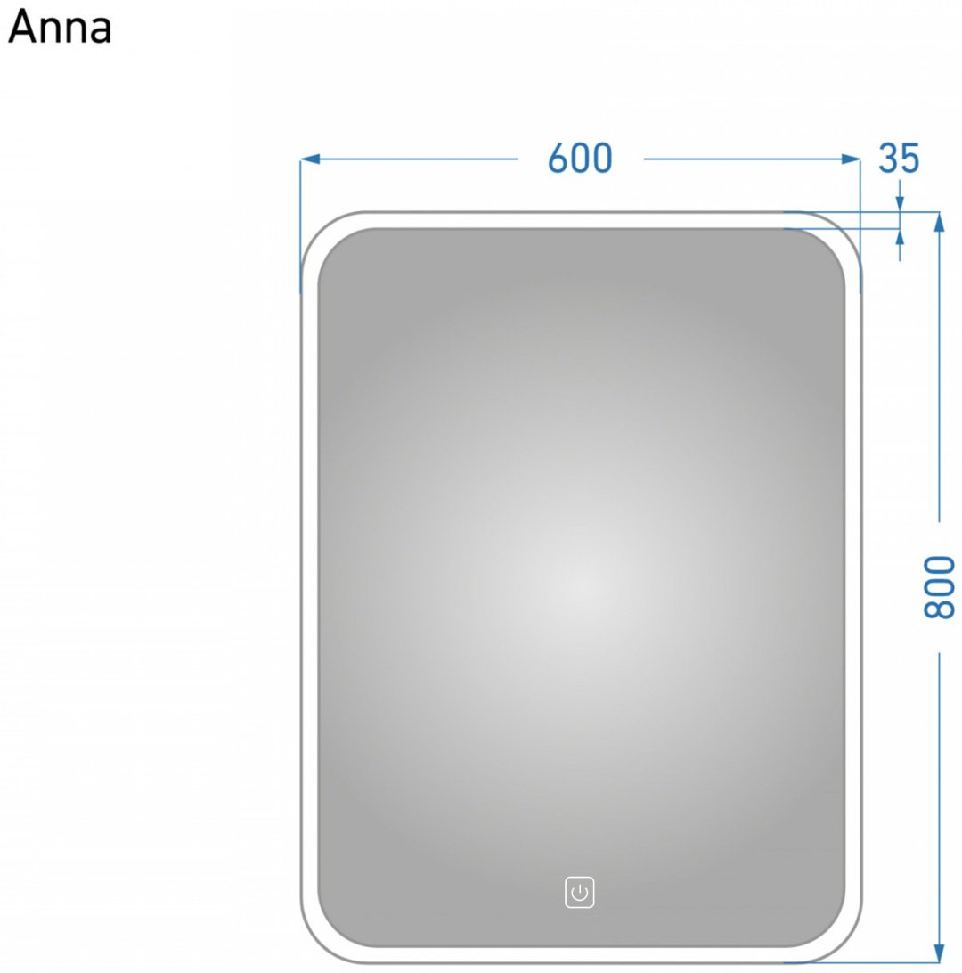 Зеркало настенное Alavann 60x80 см - ForteMarket Зеркало настенное Alavann 60x80 см купить,0