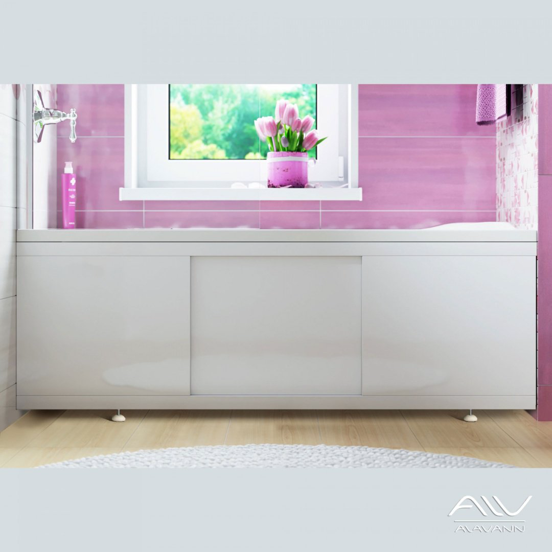 Экран под ванну Alavann 1,8 м МДФ Crystal купе 180x52 см без ножек купить,NaN