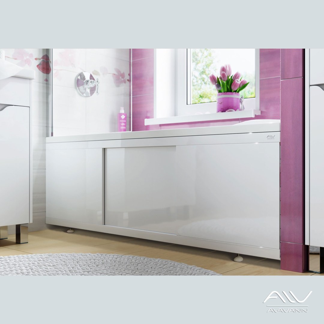 Экран под ванну Alavann 1,8 м МДФ Crystal купе 180x52 см без ножек купить,0