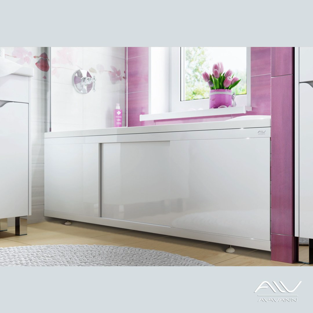 Экран под ванну Alavann 1,8 м МДФ Crystal купе 180x52 см без ножек купить,NaN