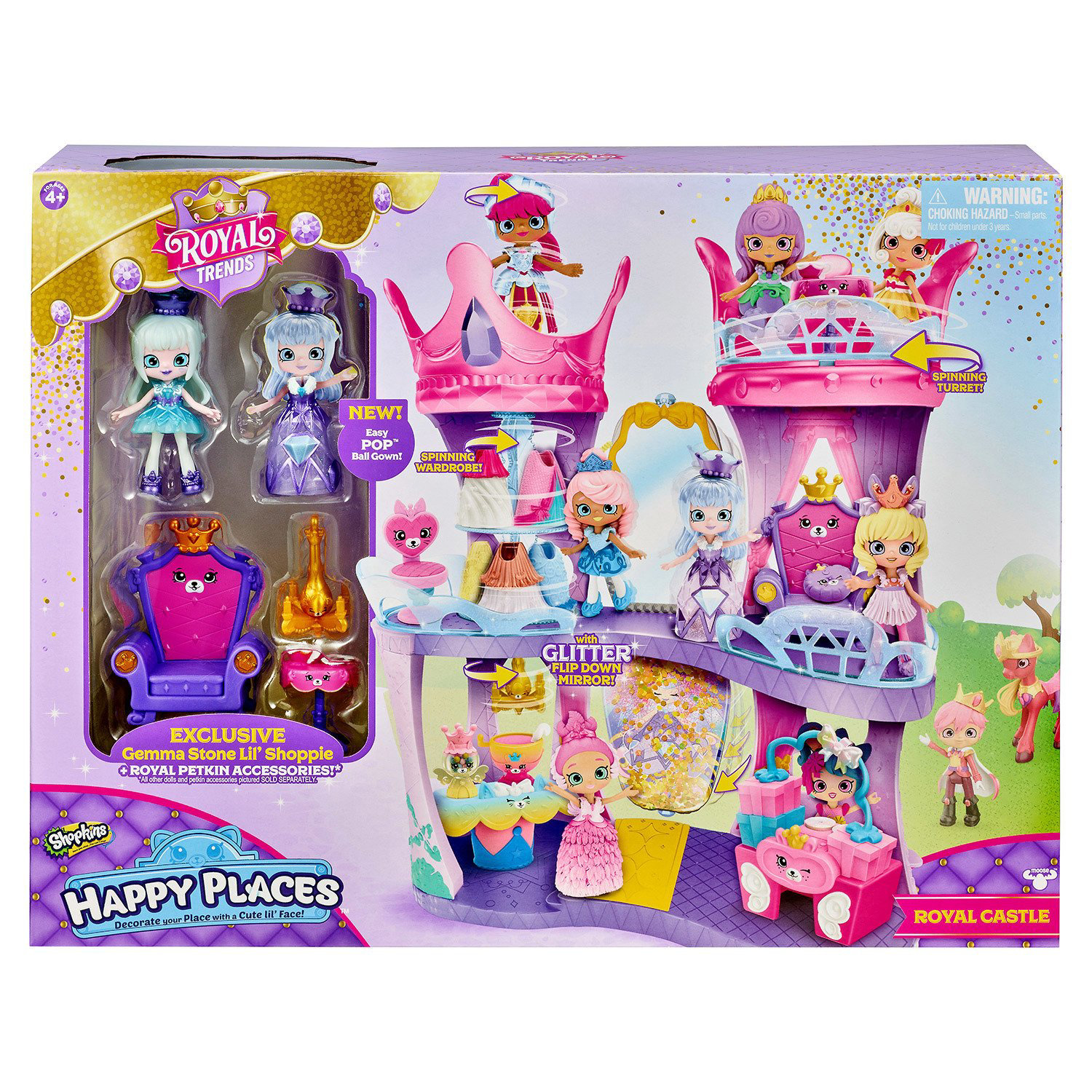 Игровой набор Moose Shopkins Большой Королевский Замок 57578 купить,NaN