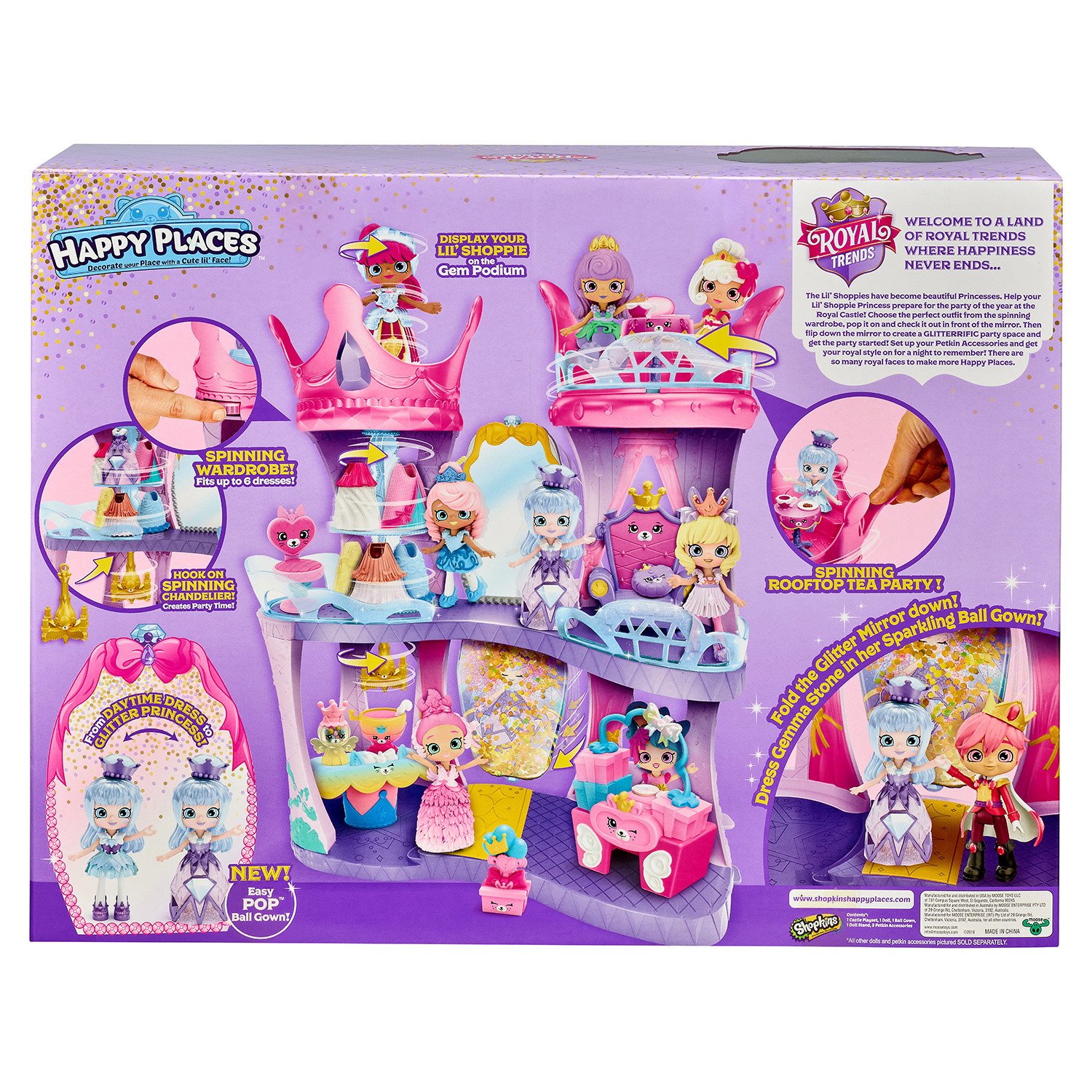 Игровой набор Moose Shopkins Большой Королевский Замок 57578 купить,NaN