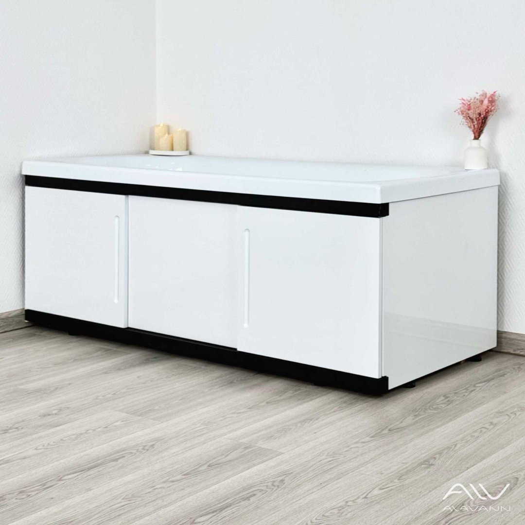 Экран под ванну Alavann Alt Black 1,5 147x53.5 см на ножках - ForteMarket Экран под ванну Alavann Alt Black 1,5 147x53.5 см на ножках купить,0