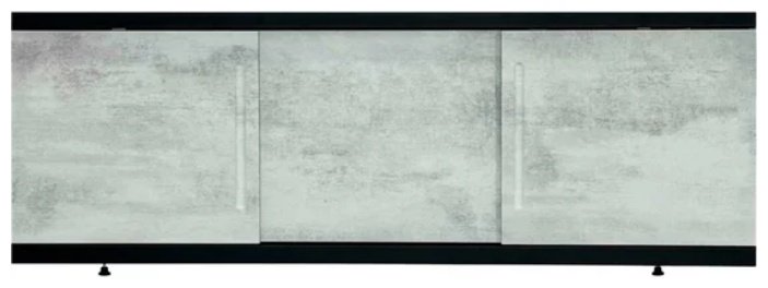 Экран под ванну Alavann Alt Black 1,7 170x53 см на ножках