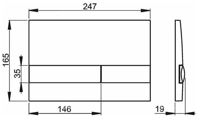 Alca панель кнопки слива M1741 купить,NaN