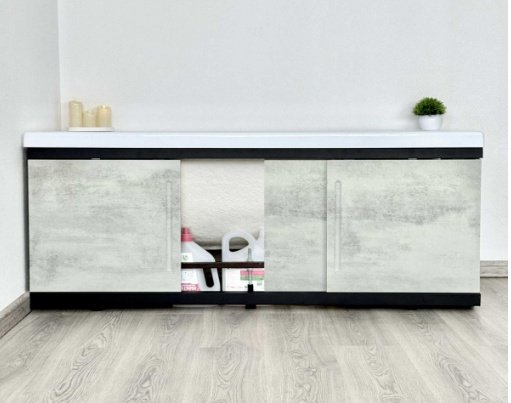 Экран под ванну Alavann Alt Black 150x60 см на ножках - ForteMarket Экран под ванну Alavann Alt Black 150x60 см на ножках купить,0