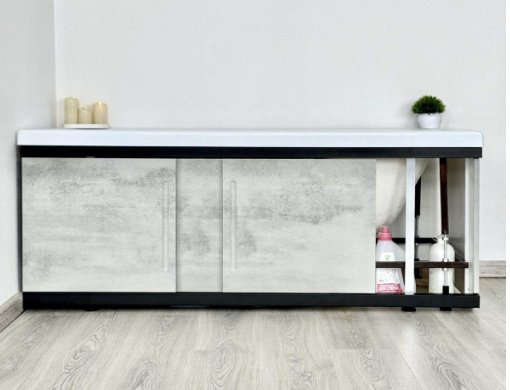 Экран под ванну Alavann Alt Black 150x60 см на ножках - ForteMarket Экран под ванну Alavann Alt Black 150x60 см на ножках купить,0