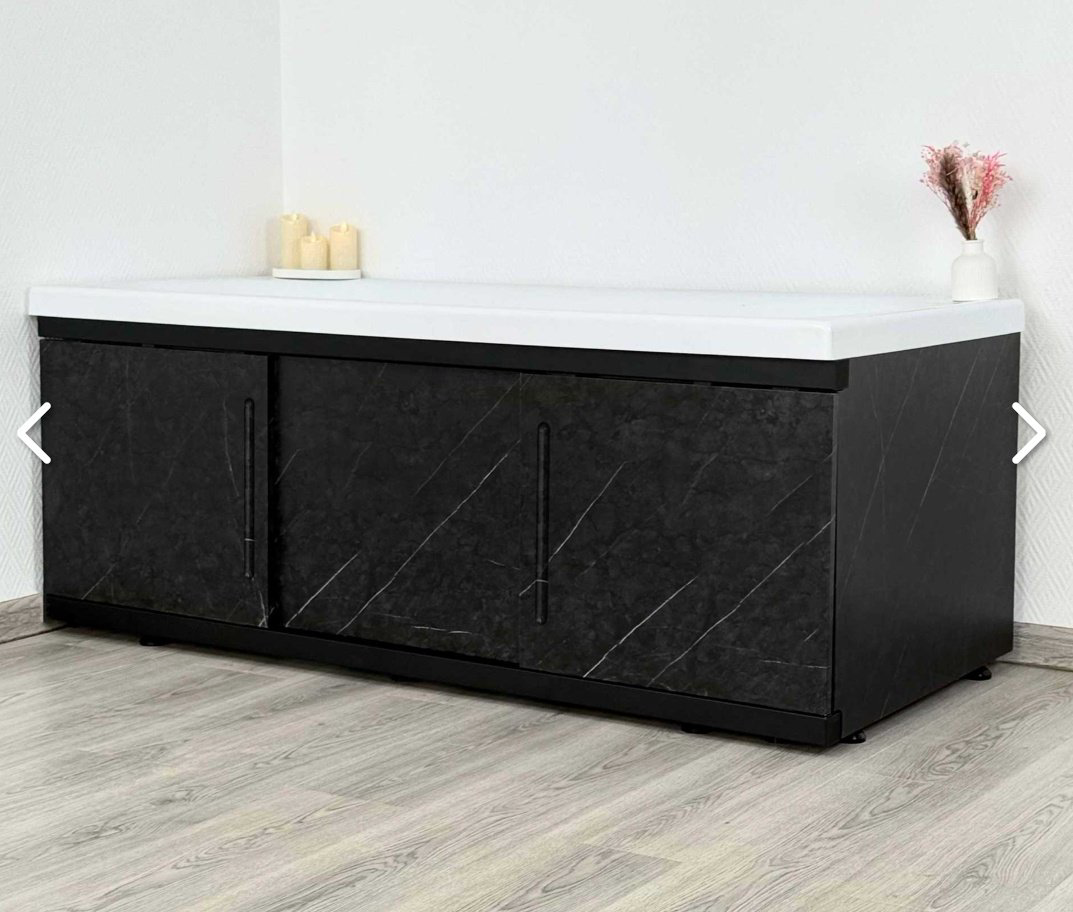 Экран под ванну Alavann Alt Black 170 170x60 см на ножках купить,99500