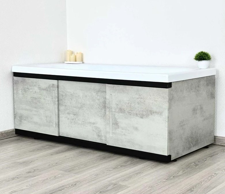 Экран под ванну Alavann Alt Black 180x53 см на ножках - ForteMarket Экран под ванну Alavann Alt Black 180x53 см на ножках купить,0