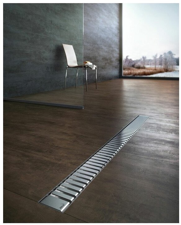 Alcadrain трап LINE-650L (53х644 см) - ForteMarket Alcadrain трап LINE-650L (53х644 см) купить,0