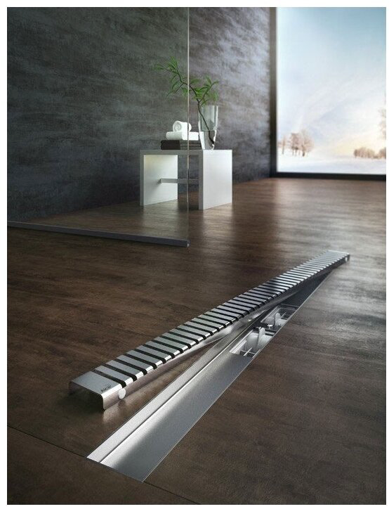 Alcadrain трап LINE-650L (53х644 см) купить,67700