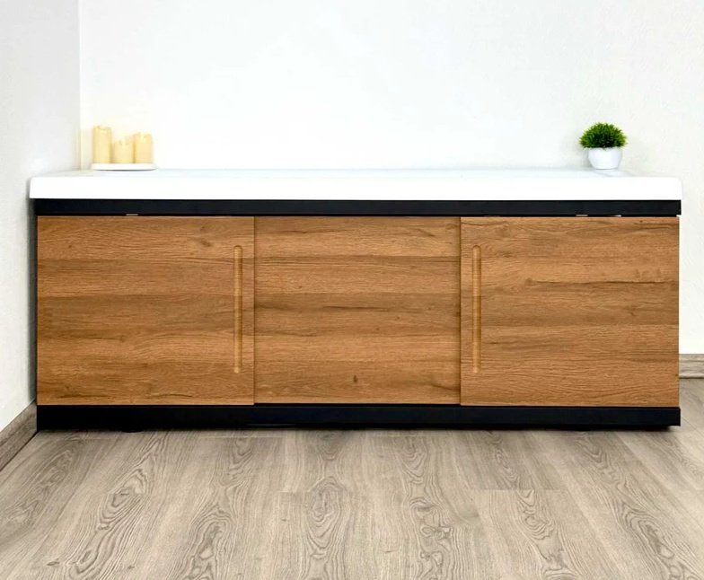 Экран под ванну Alavann Alt Black 180x53 см на ножках - ForteMarket Экран под ванну Alavann Alt Black 180x53 см на ножках купить,0