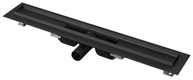 Alcaplast желоб сталь с полимерным покрытием, APZ101BLACK-850 черный 1 шт
