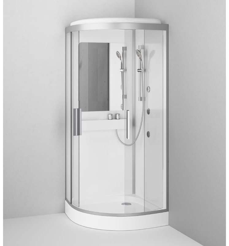 Душевая кабина AM.PM W80C-019-090MTA Like (223х90 см), низкий поддон купить,NaN