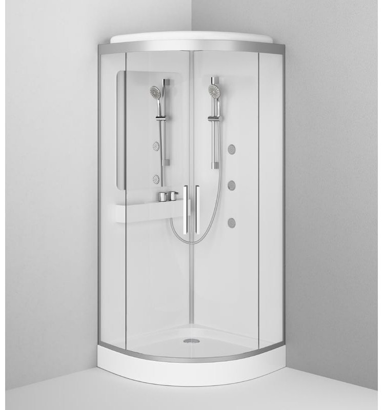 Душевая кабина AM.PM W80C-019-090MTA Like (223х90 см), низкий поддон купить,NaN