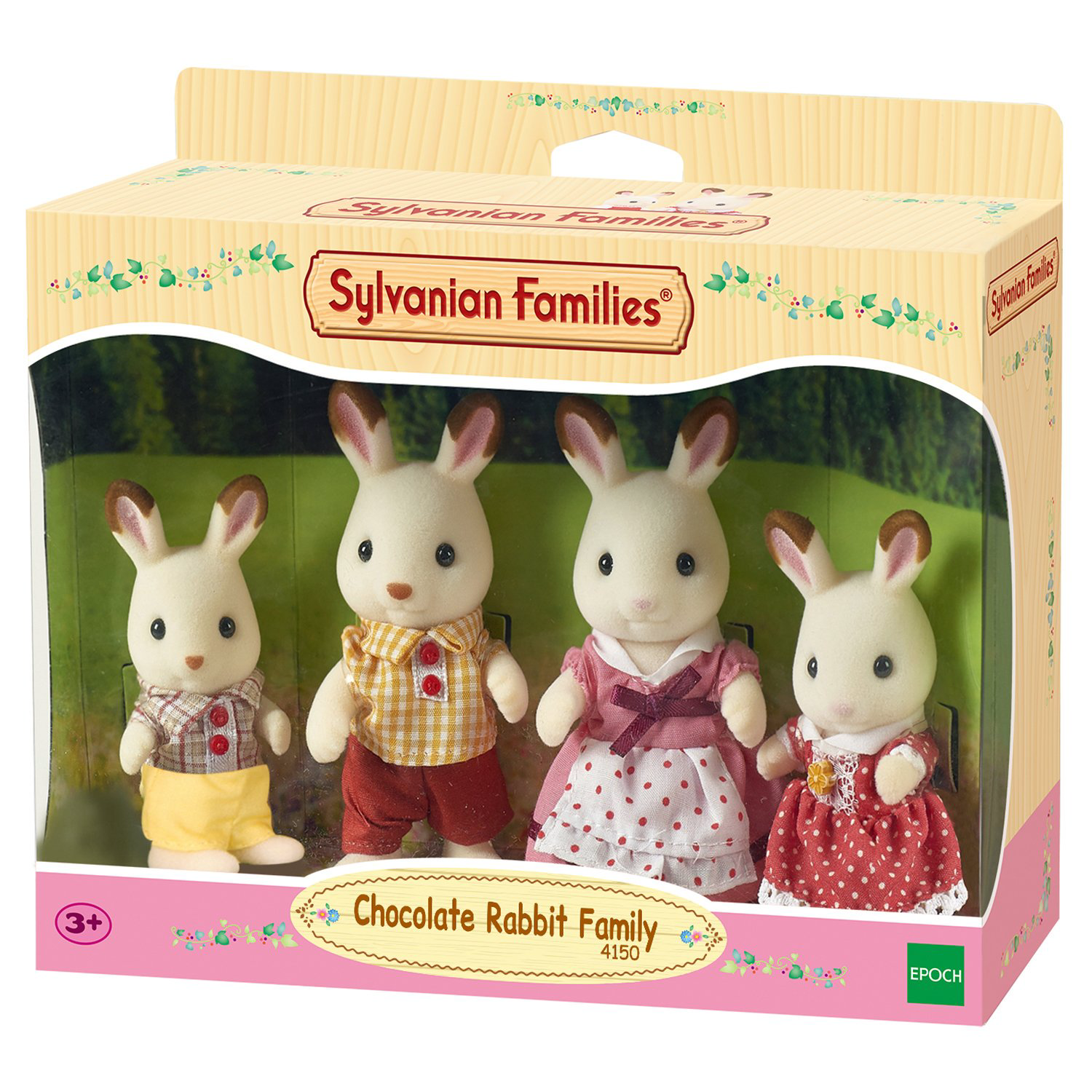 Фигурки Sylvanian Families Семья шоколадных кроликов 4150 купить,NaN