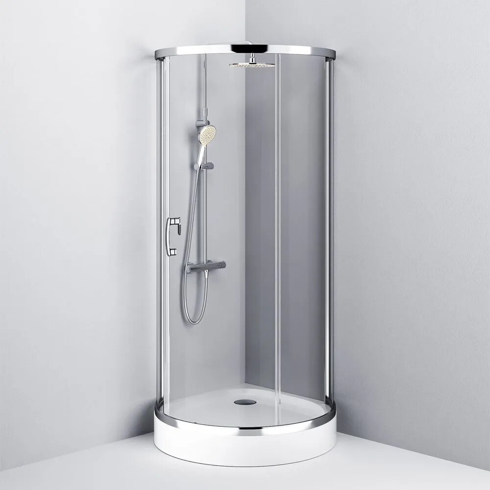 Душевое ограждение AM.PM двухстенное W83G-333-095CT, 950х1900 мм купить,NaN