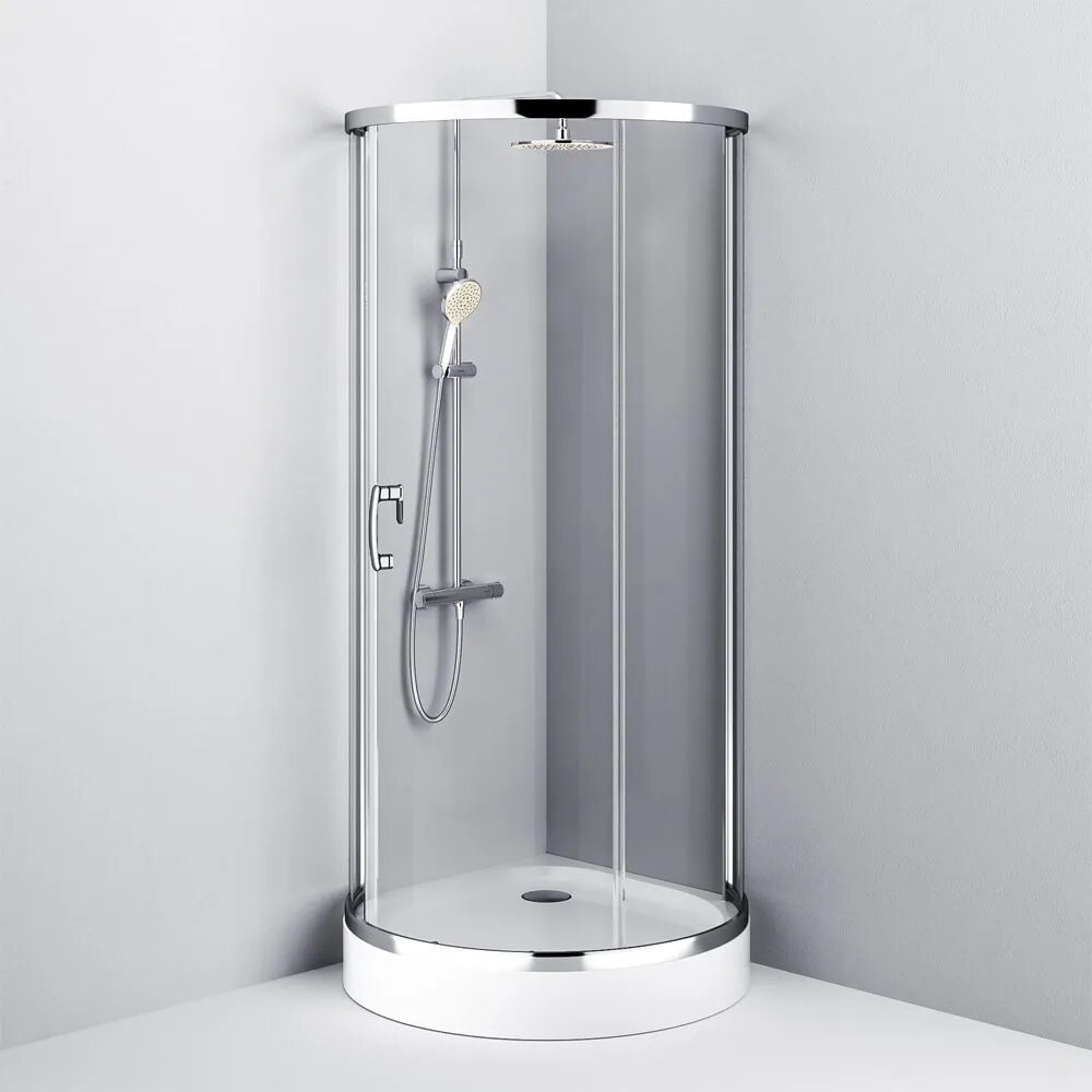 Душевое ограждение AM.PM двухстенное W83G-333-095CT, 950х1900 мм купить,NaN