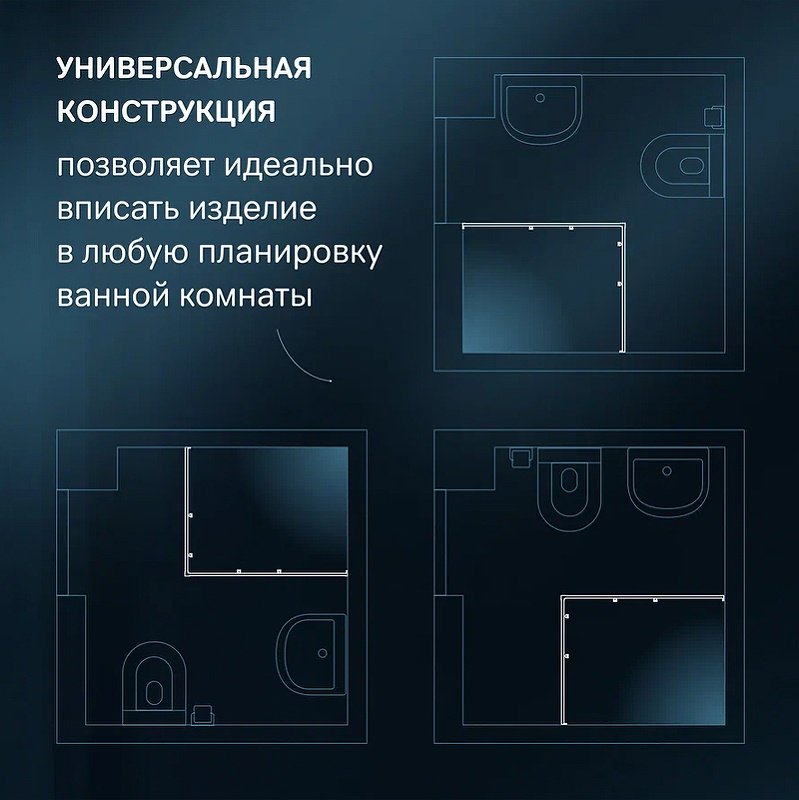 Душевое ограждение AM.PM двухстенное W84G-403-12080-MТ Func Square Slide, 1200х2000 мм купить,0