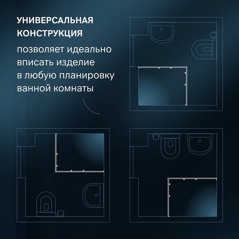 Душевое ограждение AM.PM двухстенное W84G-403-12080-MТ Func Square Slide, 1200х2000 мм купить,NaN
