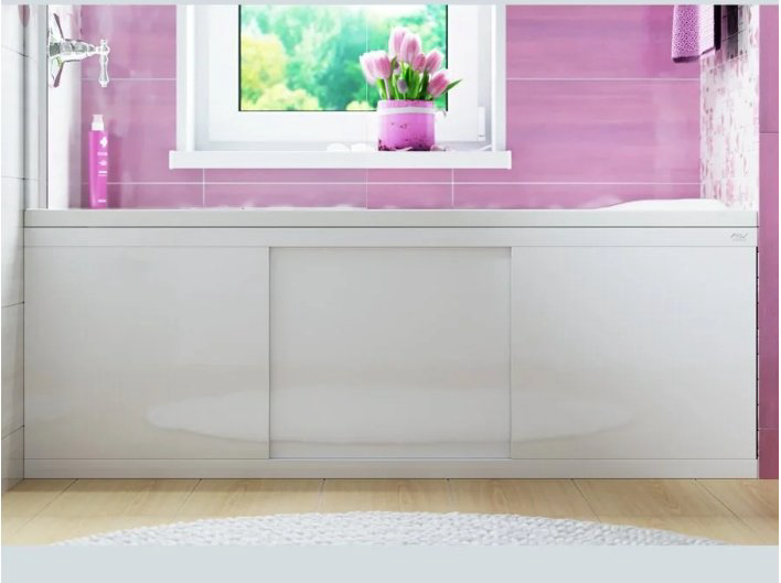 Экран под ванну Alavann Crystal 1,5 150x52 см на ножках