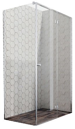 Душевое ограждение Ambassador двухстенное Diamond 12011104R, 1200х2000 мм купить,NaN