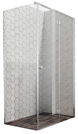 Душевое ограждение Ambassador двухстенное Diamond 12011104R, 1200х2000 мм купить,NaN