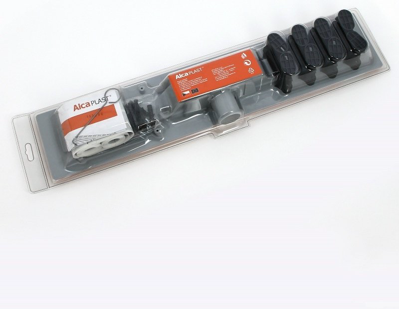 Alcaplast трап APZ10BLACK-550M (60х550 см) купить,139100