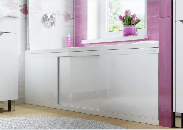 Экран под ванну Alavann Crystal 1,7 170x53 см на ножках купить,0