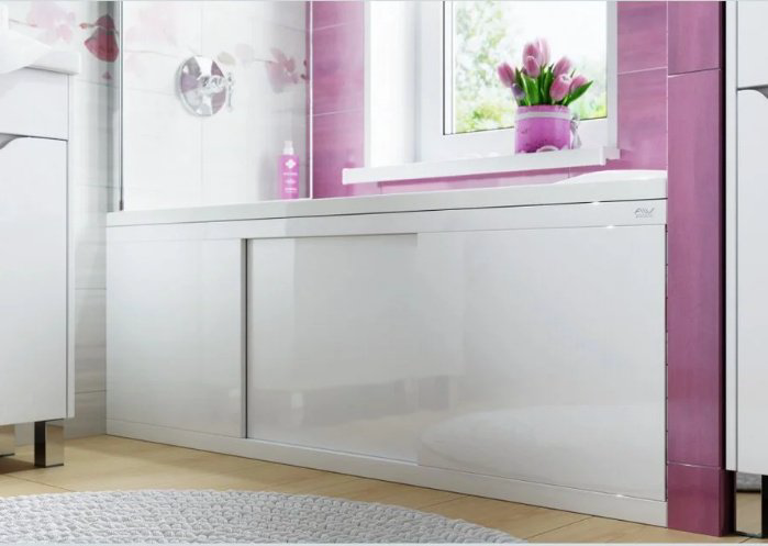 Экран под ванну Alavann Crystal 1,7 170x53 см на ножках купить,172352