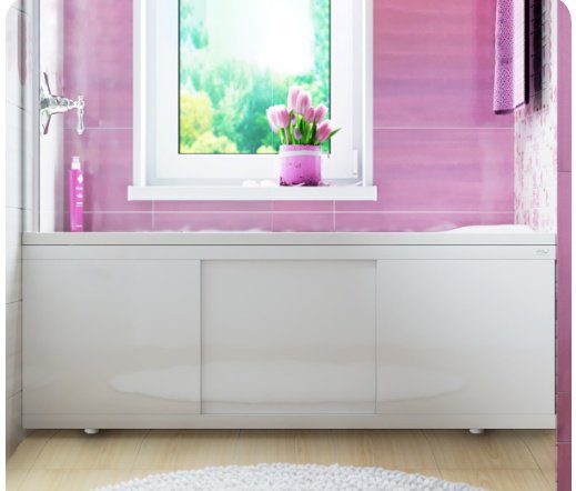 Экран под ванну Alavann Crystal 180x60 см на ножках
