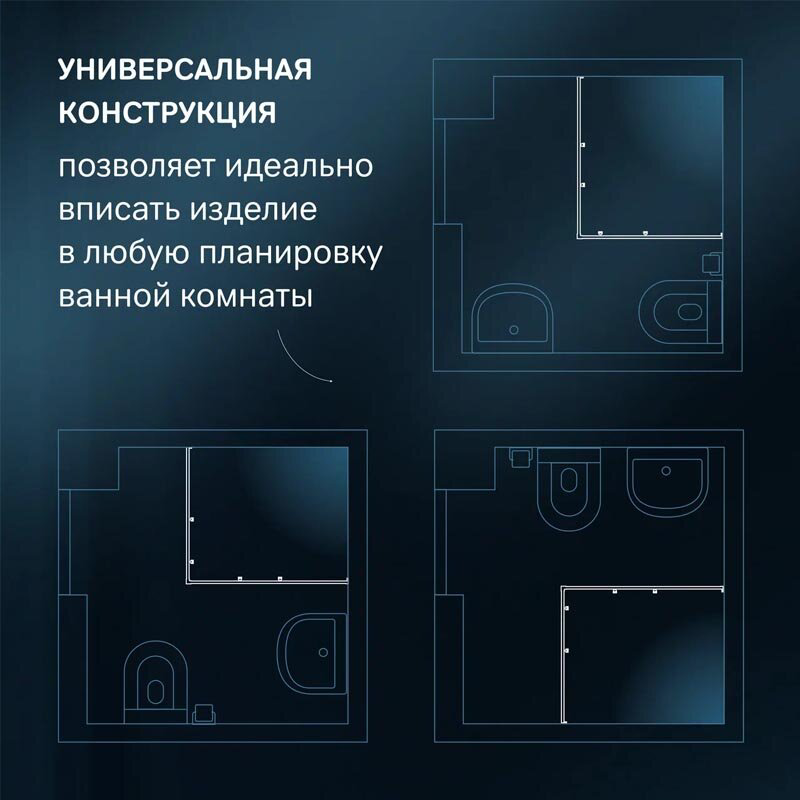 Душевое ограждение AM.PM двухстенное W84G-403-12090-MТ, 1200х2000 мм купить,NaN