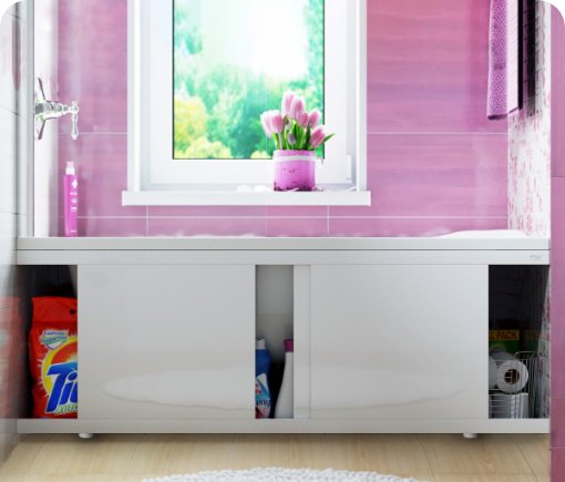 Экран под ванну Alavann Crystal 180x60 см на ножках - ForteMarket Экран под ванну Alavann Crystal 180x60 см на ножках купить,0