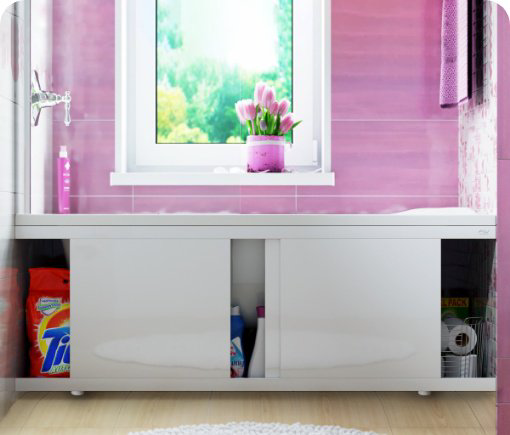 Экран под ванну Alavann Crystal 180x60 см на ножках купить,182324