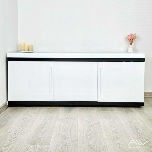 Экран под ванну Alavann Alt Black 1,8 177x53.5 см на ножках