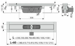 Alcaplast трап APZ6 (6 х 85 см)